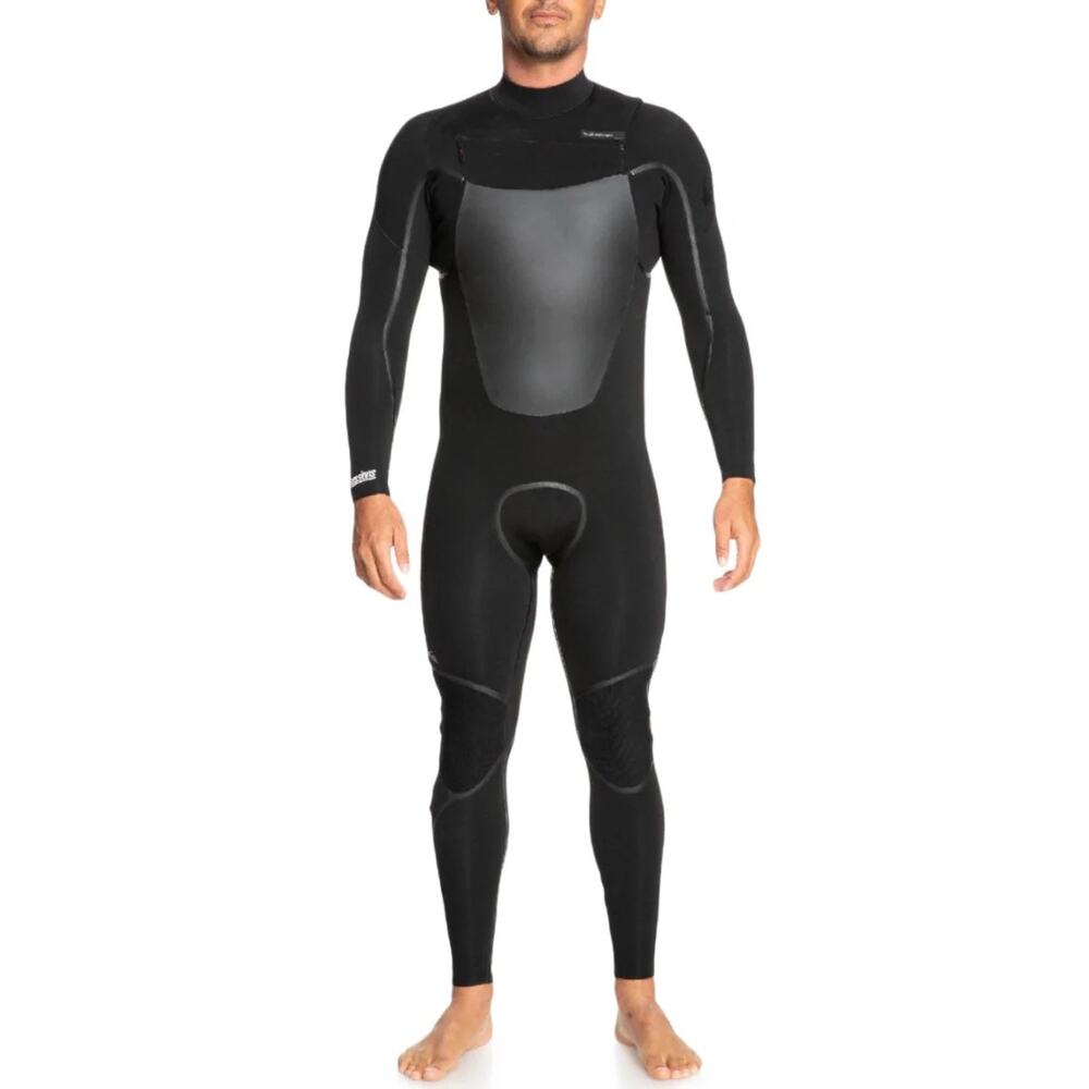 Quiksilver Men's Full Wetsuit 4/3mm Marathon Sessions GBS Back Zip Surf Suit